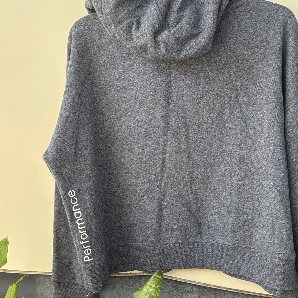 Calvin Klein Charcoal Hoodie with White Accents - Picture 3 of 6